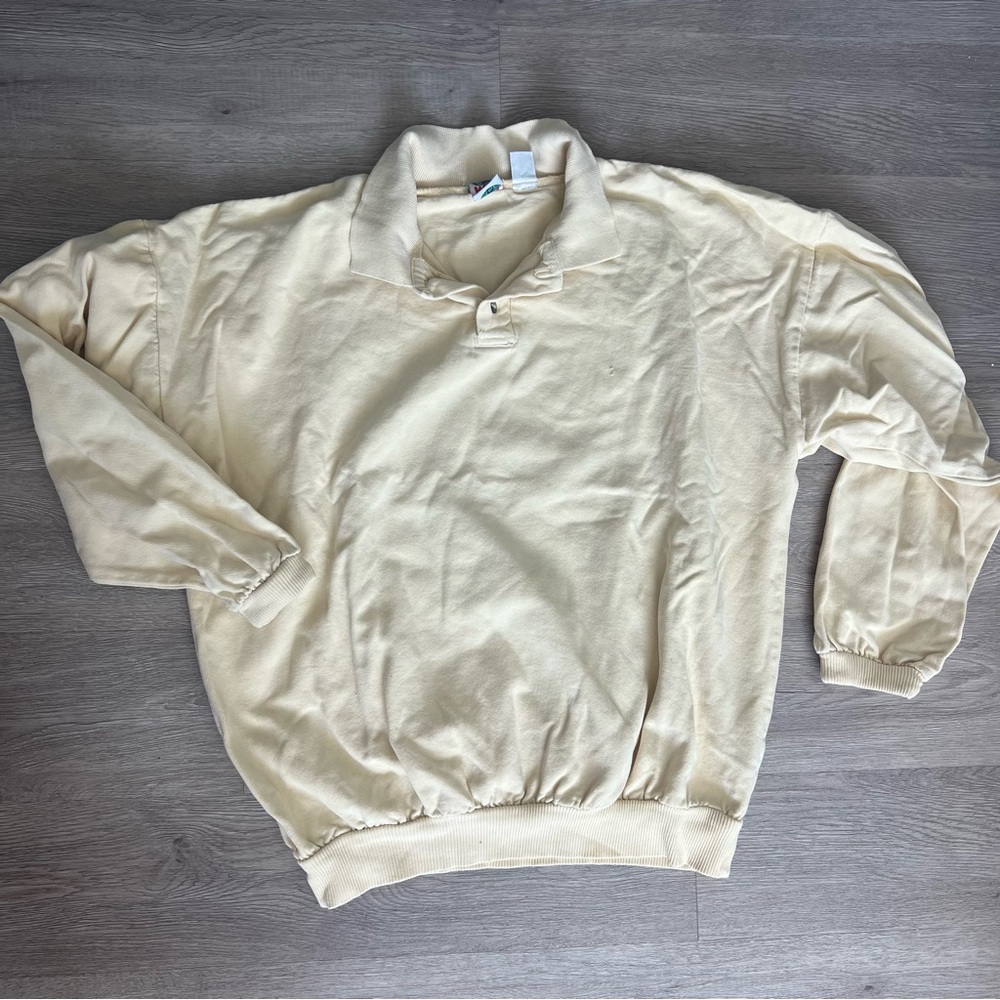 American Vintage Cream Crew Neck Sweater